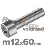 m12x60/60mm DIN 912 A2