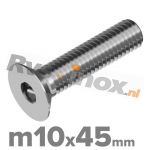 m10x45mm ISO 10642 A2