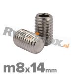 m8x14mm ISO 4026 A2