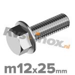 m12x25mm DIN 6921 A2
