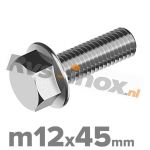m12x45mm DIN 6921 A2