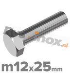 m12x25mm DIN 933 A2