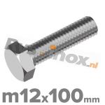 m12x100mm DIN 933 A2