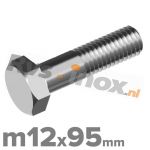m12x95mm DIN 931 A2